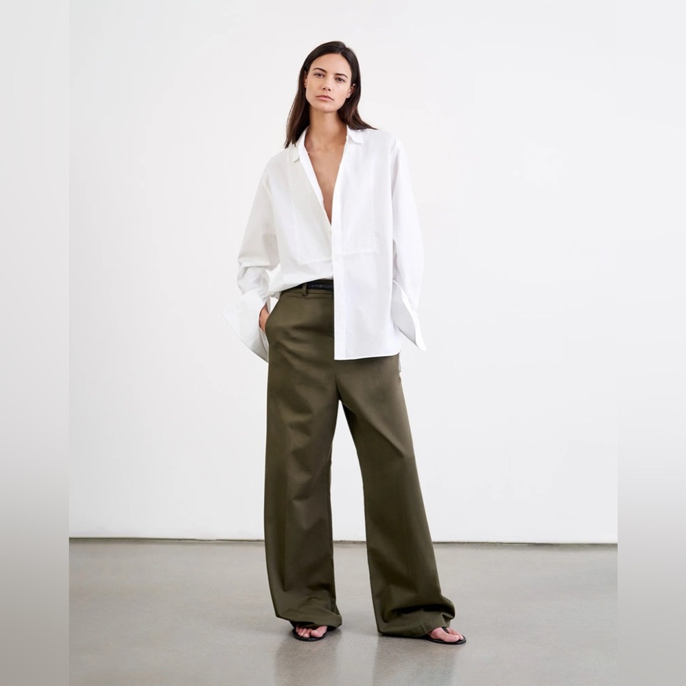 NILI LOTAN - JOHAN PANT Army Green size 0 NWT